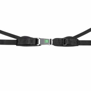 Y-kyčelní pás s kovovou přezkou, šíře 40 mm